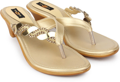 

Shezone Women Golden Heels