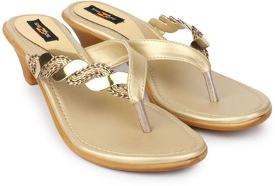 

Shezone Women Golden Heels