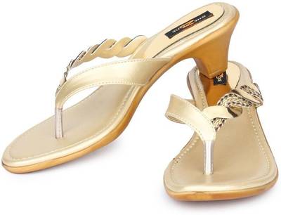 Shezone Women Golden Heels