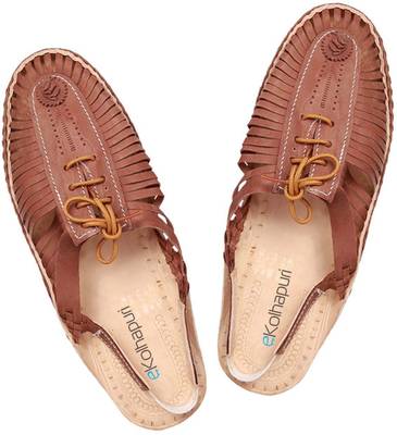 eKolhapuri Men Yellow Sandals
