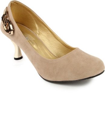 

CUTE FEET Women Beige Heels