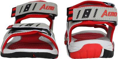 Aero Men BLACK::RED::LGREY Sandals
