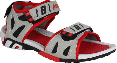 Aero Men BLACK::RED::LGREY Sandals
