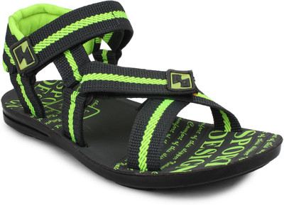 11e Men Grey::Green Sandals