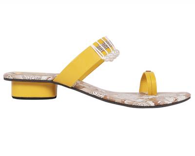Sapyork Women Yellow Heels