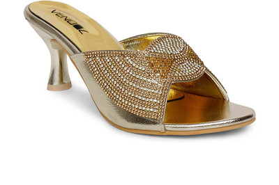 

Vendoz Women Golden Heels