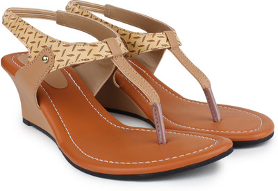 

Shezone Women Beige Wedges