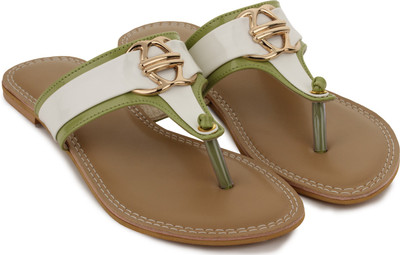

Shezone Women White Flats