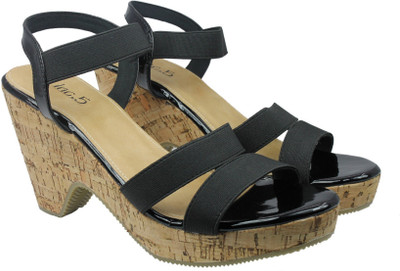 

Inc.5 Women BLACK Wedges