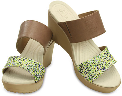 

Crocs Women Brown Wedges