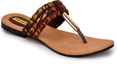 

Indirang Women Brown Flats