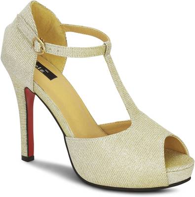 Kielz Women Gold Heels