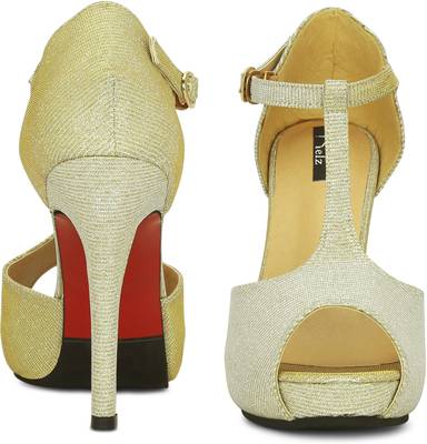 Kielz Women Gold Heels