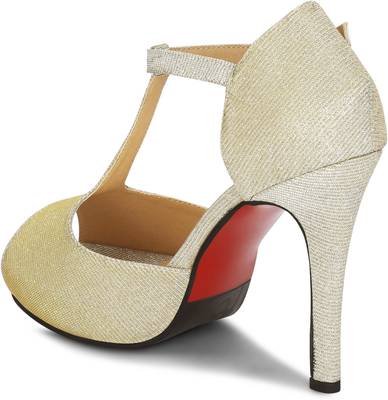 Kielz Women Gold Heels