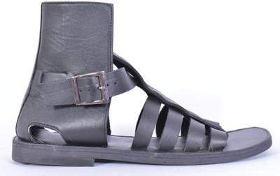 Stiletto Men Brown Sandals