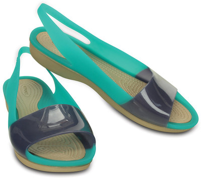 

Crocs Women Green Flats