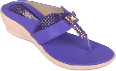 

Pipilika Women Purple Wedges