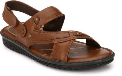 Shoegaro Men Tan Sandals