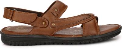 Shoegaro Men Tan Sandals