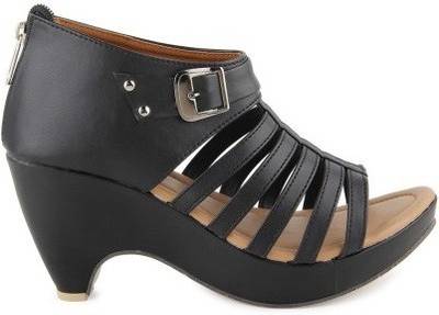 Nshell Women BLACK Heels