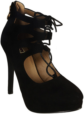 

Flat n Heels Women Black Heels