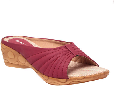 

MSC Women Red Wedges