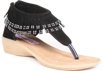

Do Bhai Girls Sports Sandals(Black