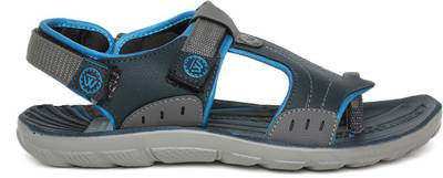 Walkline Men Black Sandals