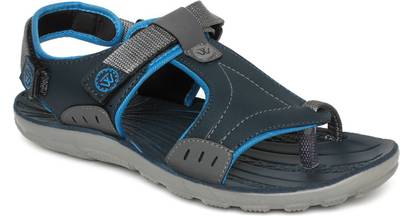 Walkline Men Black Sandals