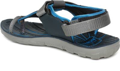Walkline Men Black Sandals