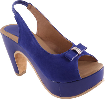 

Adorn Women Blue Heels