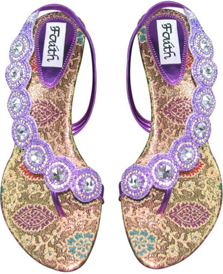

Faith Women Purple Wedges