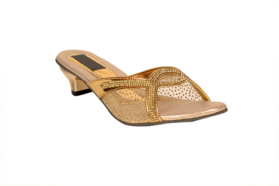 

Bora Bora Women Gold Heels