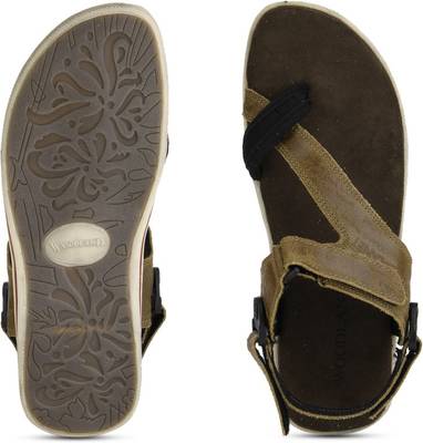 Woodland Men Camel Sandals