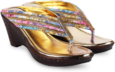Anand Archies Girls Heels(Gold