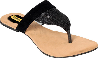 

Indirang Women Black Flats