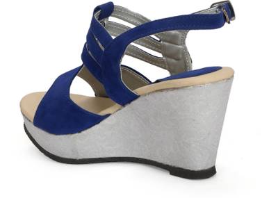 Fadrin Women Blue Heels