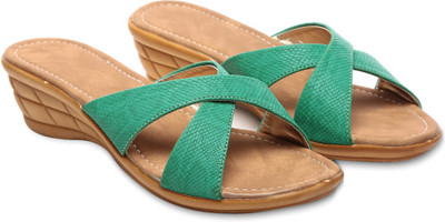 

Nell Women Green Wedges