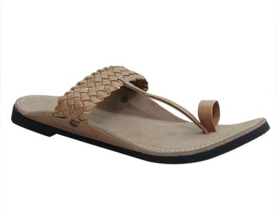JS Men Beige Sandals