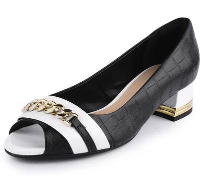 Cecconello Women Black/White Heels