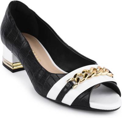 Cecconello Women Black/White Heels
