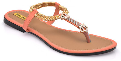 

Indirang Women Orange Flats