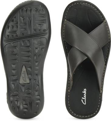 Clarks Men Dark Grey Sports Sandals