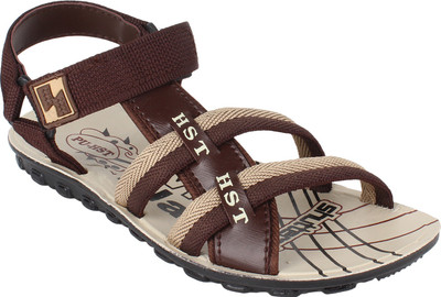 

Oricum Men Brown, Grey Sports Sandals