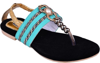 

Tickshoes Girls Flats(Blue