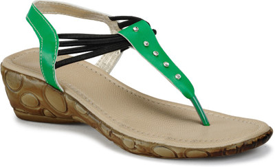 

Nell Women Green Wedges