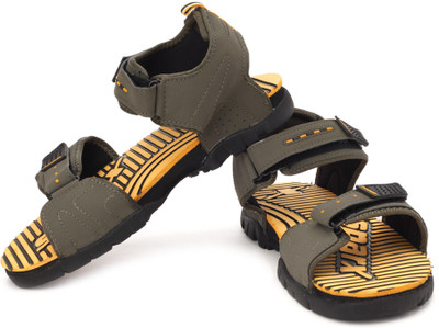 

Sparx Men Olive Yellow Sports Sandals