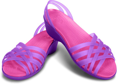 

Crocs Women Purple Wedges