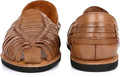Escaro Men Brown Sandals