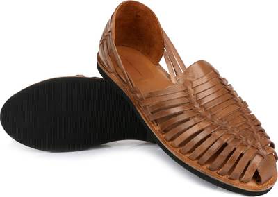 Escaro Men Brown Sandals